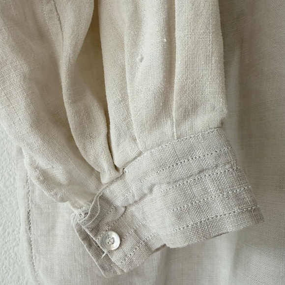 ANTIQUE FRENCH LINEN SHIRT FROM LATE 1800s - Amazing Condition! - Picture 10 of 10